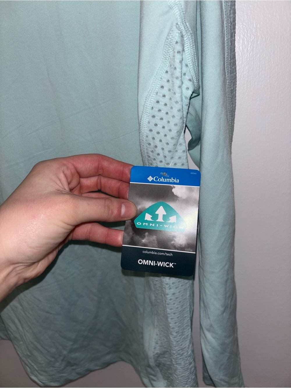 Columbia Mint Green Long Sleeve Shirt - Picture 4 of 9
